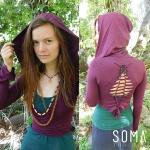Festival Hoodie with weave